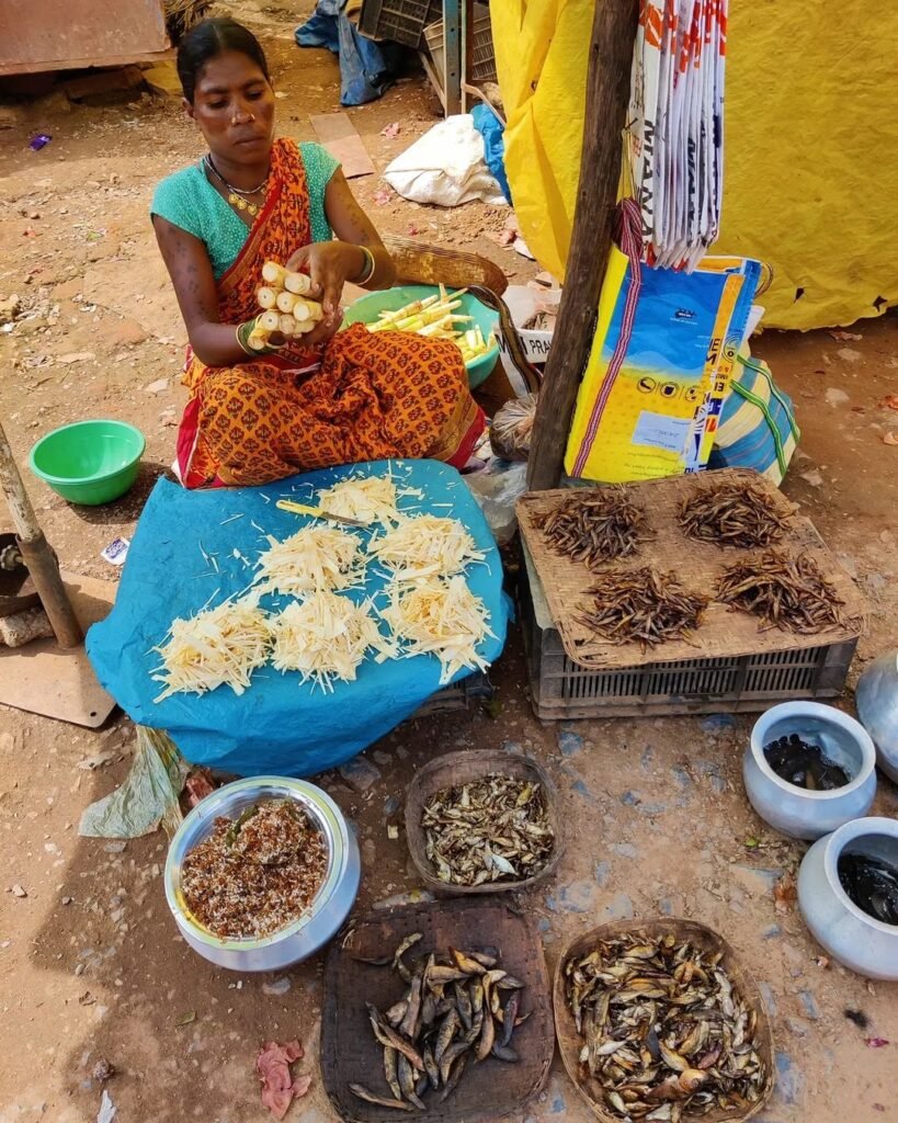 Food of Bastar। Bastar villager
